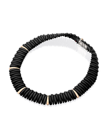 Roberto Demeglio Artiglio Necklace alternating Ceramic and Rose Gold Claws