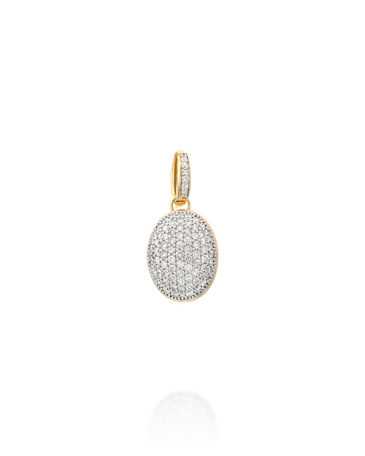 תליון Nanis Boules משובץ יהלומים - MEDIUM