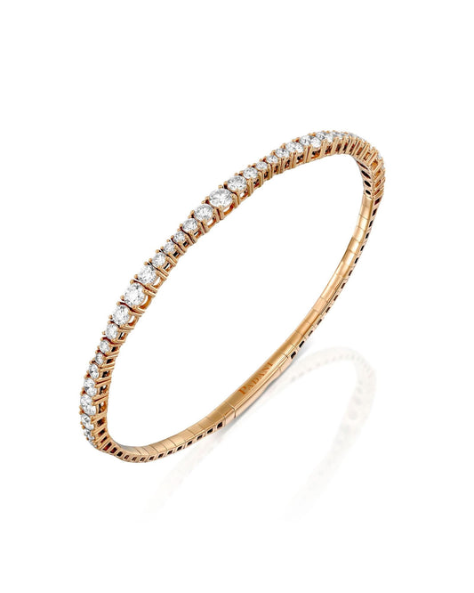 Flexibale Tennis Bracelet - 2.15 CT
