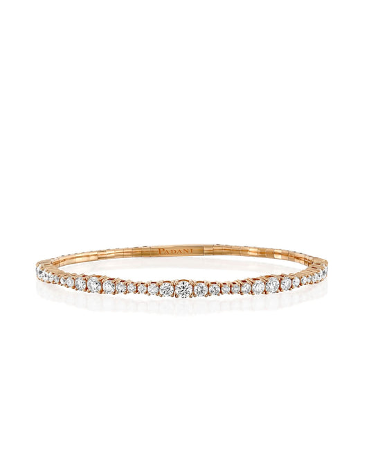 Flexibale Tennis Bracelet - 2.15 CT